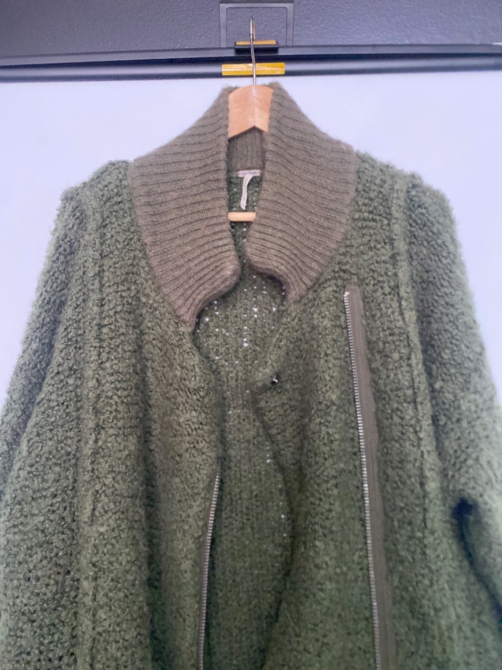 Free People L Cuddle Up Knit Cardigan Sweater Jacket - Picture 6 of 12
